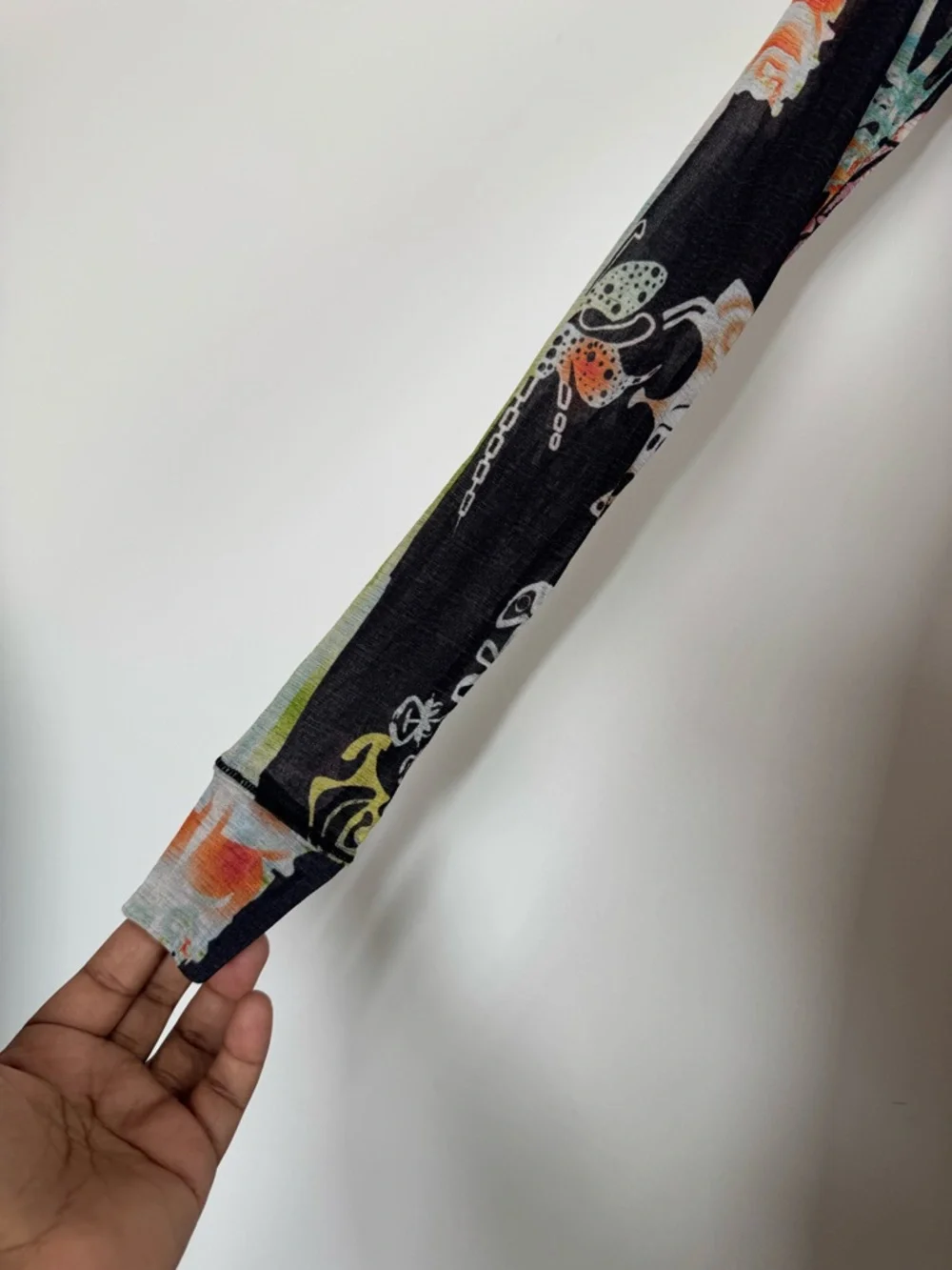 SKIMS Dress Summer Mesh Sheer Long Sleeve Orchid Cabinet NEW - Picture 4 of 12